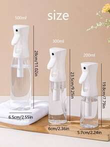 1 bình xịt phun sương nước trang điểm áp suất cao, bình xịt liên tục cho tóc, bình xịt phun sương nước siêu mịn liên tục - Dùng để tạo kiểu tóc, vệ sinh, làm đẹp, cây cảnh, hương tinh dầu, v.v. - Trắng (200/300/500ml) Quà tặng Giáng sinh cho ngày lễ Trang trí phòng tắm gia đình Mùa hè - trắng - Xem 12