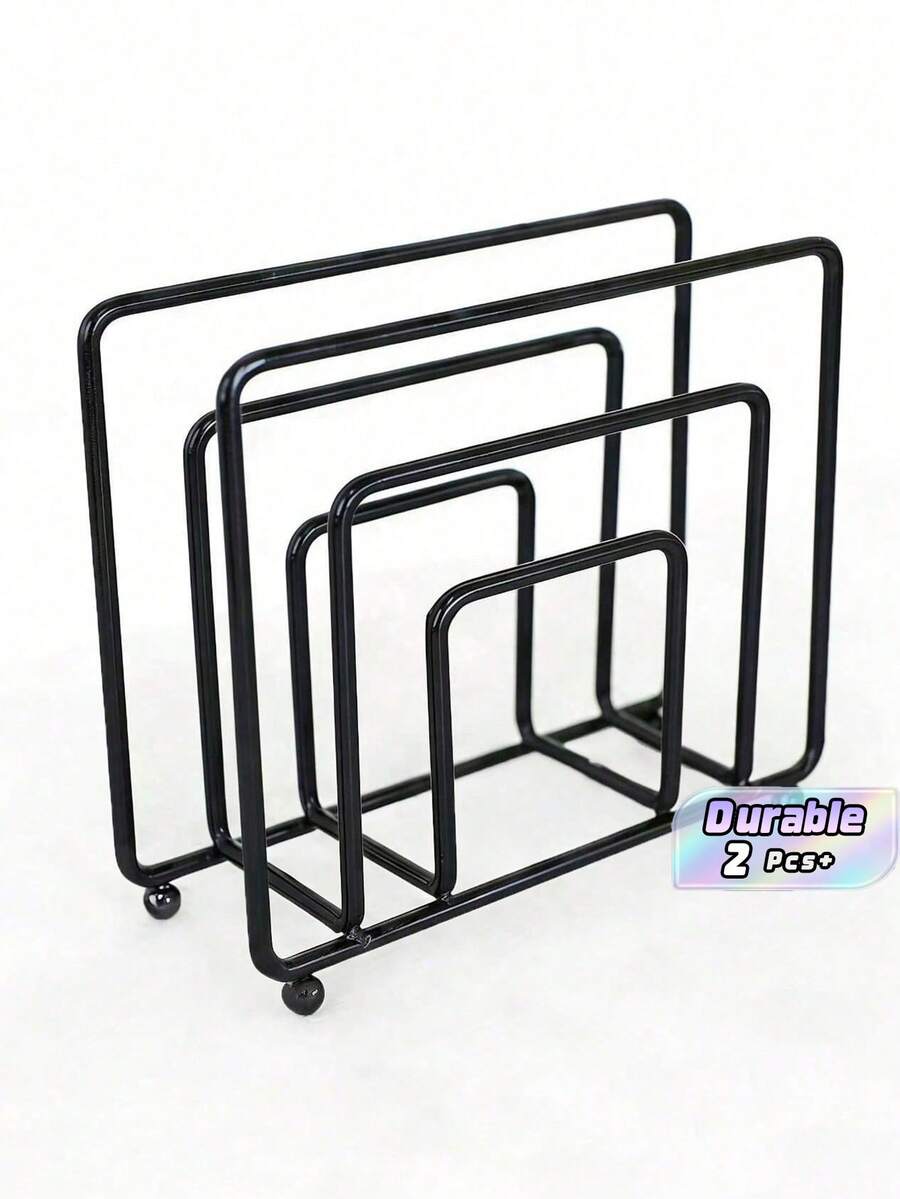 Tissue Holder - Nordic Style Iron And Wood Base Tissue Holder - Suitable For Cafes, Hotels, Restaurants, Coffee Shops - Tissue Storage Rack - Multicolor - View 1