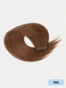 Tóc nối PU dạng lưới, tóc nối hình bướm, tóc thật 12-24 inch, màu nâu trung bình, tóc thẳng, tóc nối vô hình, thích hợp cho sử dụng hàng ngày, đám cưới và tiệc tùng. - Nhiều màu - Xem 31