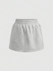 SHEIN Cheerettes Women's Casual Colorblock Elastic Waist Sports Skort, Summer - Multicolor - View 13