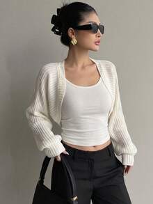 DAZY Women's Casual Blazer Jacket,Ruffle,Fall Clothes - Apricot - View 1