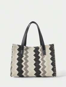SHECARRY BAG - black and white gray - View 2