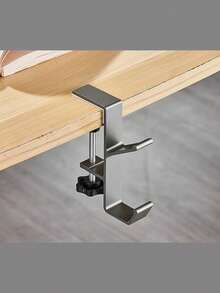 1PC Adjustable Table Edge Hook, High-Load Capacity, Durable, Versatile Storage For Backpacks, Water Bottles, Easy To Install, Stylish In,School Supplies,Back To School - Multicolor - View 13