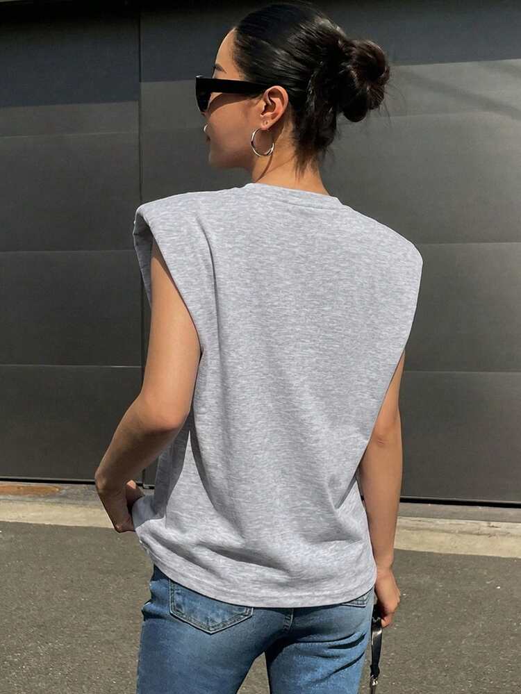 Women's Solid Color Round Neck Casual Versatile T-Shirt