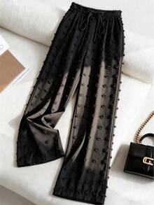 SHEIN PETITE Quần nữ - màu đen - Xem 1