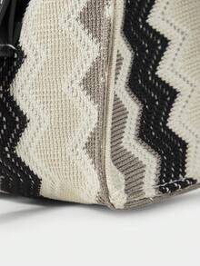 SHECARRY BAG - black and white gray - View 6