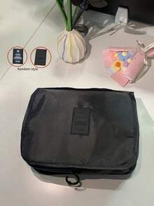 大号防水旅行洗漱包，带挂钩，可折叠收纳化妆品、护肤品、剃须刀、个人护理用品，多色挂式洗漱包，男女通用宽敞旅行必备包，节日礼物 - 多色 - 查看 14