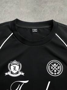 GALLERY FADE Camiseta de tirantes sin mangas con estampado minimalista para hombre, vacaciones - Negro - Ver 3