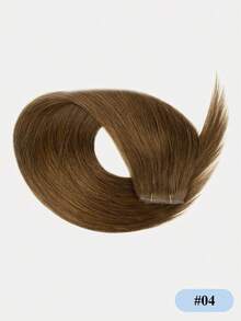 Tóc nối PU dạng lưới, tóc nối hình bướm, tóc thật 12-24 inch, màu nâu trung bình, tóc thẳng, tóc nối vô hình, thích hợp cho sử dụng hàng ngày, đám cưới và tiệc tùng. - Nhiều màu - Xem 26