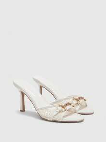 White braided PU
