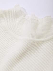 DAZY Women's 2 In 1 Solid Color Knit Long Sleeve Sweater,Long Sleeve Tops,Fall Women Clothes - Apricot - View 7