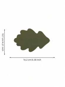 Joivida 1个/5个装可爱卡通动物造型硅胶杯垫，耐热防滑，适用于家居厨房装饰 | 可爱尖叫鸡、牛仔裤、大象、橡树叶、贝壳图案设计，柔软硅胶材质，防水可重复使用，保护桌面免受刮擦和污渍 | 适用于咖啡吧、茶吧、办公桌、浴室、客厅、卧室、宿舍，可作家居礼品、家居装饰、可爱美观的房间装饰，也是有趣新颖的生日礼物 - 彩色 - 查看 16