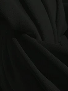 Swim Basics Atasan Baju Renang Model Bandeau Polos untuk Liburan Pantai, Warna Hitam, Musim Panas, Model Sopan - Hitam - View 6
