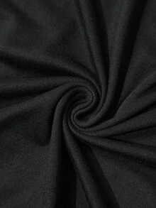 Resyla Áo thun cỡ lớn in hình mèo Nhật Bản cổ điển, họa tiết chữ Kanji. - màu đen - Xem 3
