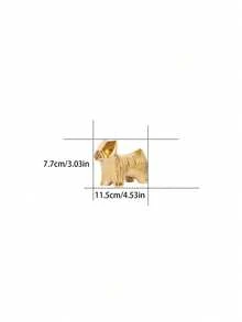 Cirelle 1 Tượng động vật bằng gốm mạ vàng, hình chó con, kỳ lân, bò, đồ trang trí bằng gốm phong cách Bắc Âu hiện đại, đồ trang trí nhỏ mạ vàng cho bàn cà phê phòng khách, lý tưởng cho lối vào, phòng khách, phòng ngủ, món quà hoàn hảo để trang trí nhà cửa. - Nhiều màu - Xem 8