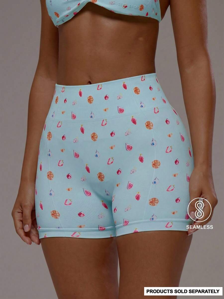 Musera Sport 女款運動短褲 - 淺藍色 - 查看 1