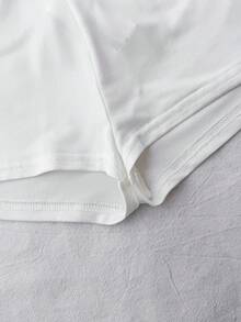 SHEIN Váy chấm bi trắng dáng rộng cho bé gái tuổi teen, có quần short bên trong. - Nhiều màu - Xem 7