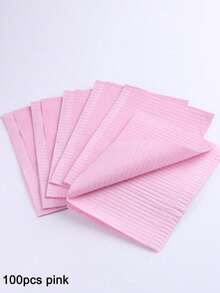 Alas Meja Seni Kuku Warna Pink Sekali Pakai, Kertas Lipat 3 Lapis Tahan Air dan Bersih, Multifungsi untuk Kecantikan, Tato, Bedah Gigi, Taplak Meja Tahan Air, Serbet Pembersih Kuku, Perlengkapan Seni Kuku - MultiWarna - View 13