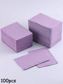 Alas Meja Seni Kuku Warna Pink Sekali Pakai, Kertas Lipat 3 Lapis Tahan Air dan Bersih, Multifungsi untuk Kecantikan, Tato, Bedah Gigi, Taplak Meja Tahan Air, Serbet Pembersih Kuku, Perlengkapan Seni Kuku - MultiWarna - View 14