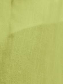 MUSERA Top asimétrico con sobrefalda de lino para Ibiza, vacaciones, playa, Isla Blanca, top tubo con pañuelo, tops de festival, salida, fiesta, elegante para primavera y verano, despedida de soltera - Verde Lima - Ver 6
