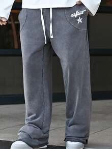 Devon Thys Men's Solid Molded Pants For Leisure Travel, Leisure Wear For Commuting, Daily Wear, For Rave - Dark Grey - View 4