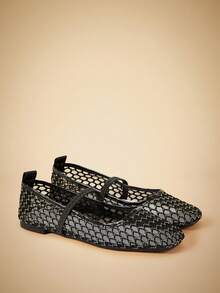 Travachic New Casual Hollow Design Women Shoes - Black - View 2