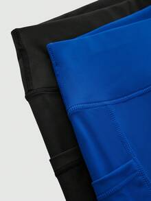 Cheerettes Quần legging thể thao nữ màu trơn có túi, kiểu dáng thường ngày, đa năng. - Nhiều màu - Xem 17