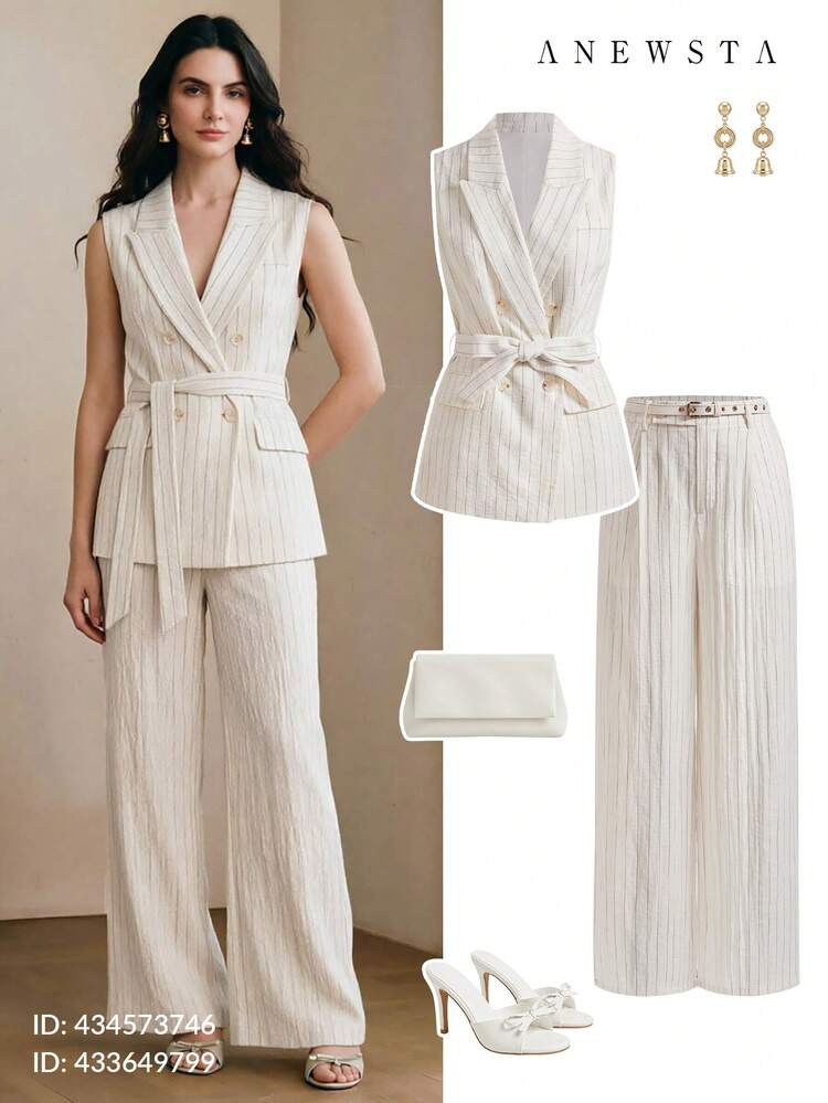 Women's Minimalist Elegant Vest Casual Waist Belt, Suitable For Commuting, Business, Going Out