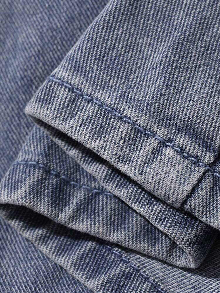 Women's Short Pleated Denim Mini Skirt, Suitable For Spring And Summer