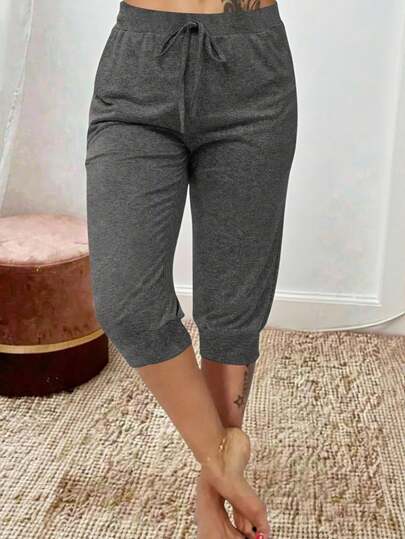 Tropvida Damen Binde-Capri-Hose, vielseitig einsetzbar und bequem, geeignet für den täglichen Gebrauch