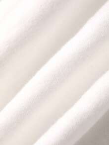 FRIFUL Women's Textured Minimalist Elegant Elastic Ruffle Cuff Round Neck T-Shirt, Suitable For Dates - White - View 9