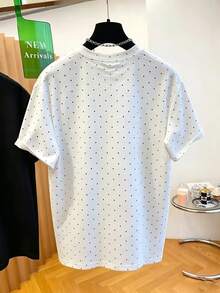 Resyla Women's Polka Dot Print Round Neck Short Sleeve Casual T-Shirt - Multicolor - View 2