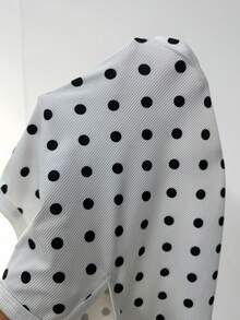 Coolane 女士夏季音乐会服装 锐舞派对服装 音乐节外出 文艺复兴集市 夜店服装 性感Y2K罗纹针织白色缺角领短款T恤 - 白色 - 查看 8