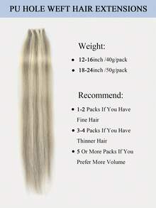 Tóc nối Butterfly Weft, tóc thật 12-24 inch, tóc nối lỗ vô hình, tóc thẳng mượt, tóc nối hai mặt cho nữ, tóc nối mới về, màu vàng tro highlight vàng bạch kim, tóc nối lỗ PU XO hai lớp, đường chân tóc mượt mà, dệt vòng nhỏ, tóc thật bồng bềnh, thiết kế bền chắc, nhiều kiểu tóc, tăng cường vẻ đẹp tự nhiên cho mọi loại tóc. - S17-613 - Xem 4