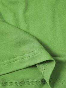 Manfinity Dauomo Men's Solid Color Minimalist Casual Tank Top - Olive Green - View 4