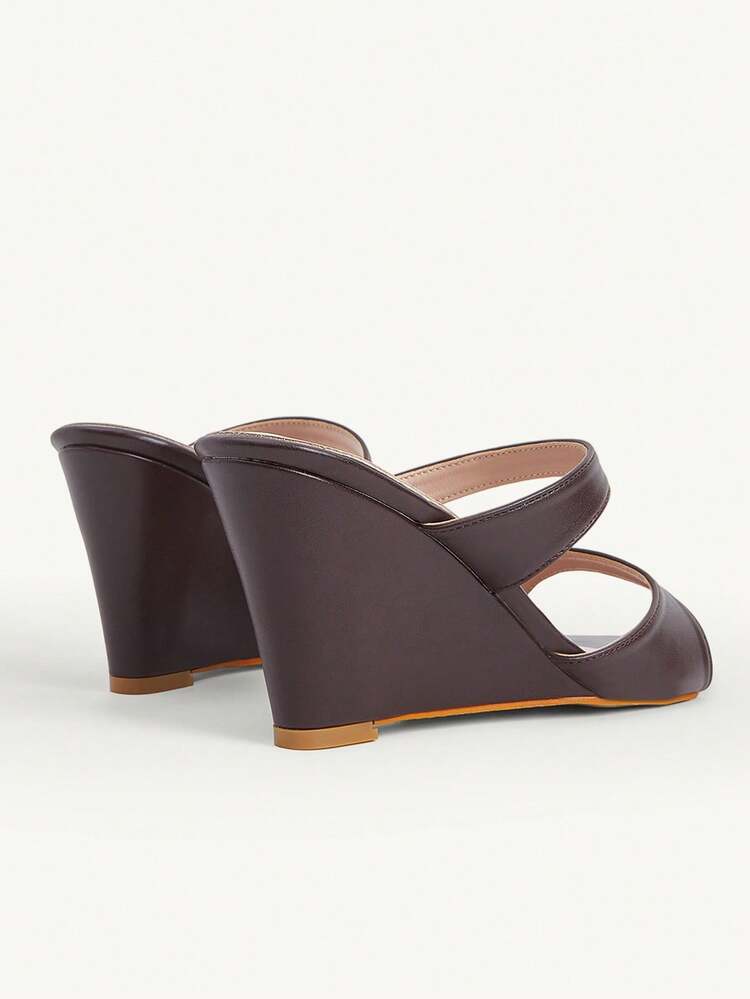 CUCCOO CHICEST Classic Simple Fashion Women's Wedge Heel Sandals Muller Sandals Dating Banquet Sexy Wear