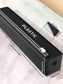 Refrigerator Film Cutter, Baking Foil Two-Way Sliding Knife Cutting Box, Household Magnetic Wall-Mounted Storage Box And Storage Rack - Multicolor - View 4