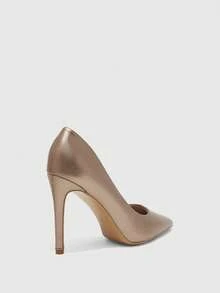 CUCCOO BIZCHIC Women's Apricot Pointed Stiletto High Heels, Elegant High Heels Suitable For Office Work And Wedding Parties, Comfortable And Elegant High Heels, Suitable For All Seasons - Champagne. - View 8
