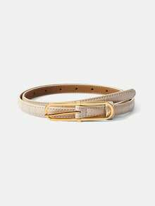 MOTF PREMIUM Sabuk Pinggang Gesper Motif Bambu Biru Tua - Putih - View 2