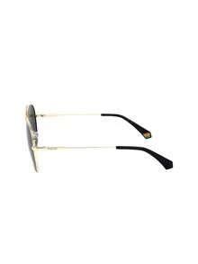Polaroid Women's Sunglasses Comfortable Polarized UV Protection Festival Driving Beach Gold PLD 6200/S/X - Gold - View 3