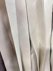 Tirai Mandi Beige Modern - Tebal, Tampilan Linen, Tahan Air | Dapat Dilipat untuk Menghemat Ruang, Anti-Deformasi, Pemisahan Kering dan Basah untuk Kamar Mandi, Dekorasi Kamar Mandi untuk Kembali ke Sekolah - Krem - View 6