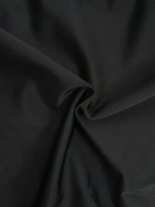 Vorlivo 男士夏季海灘度假山脈字母印花黑色舒適無縫泳褲，度假款 - 黑色 - 查看 6