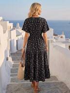 Women's Vacation Casual Ditsy Floral Dress