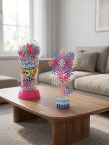 MINKOJA 120PCS Soccer Trophy Snowflake Building Blocks, STEM Educational Toy - Multicolor - View 6