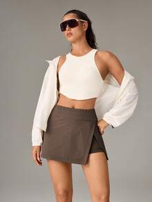 OutZeal Váy nữ ngoài trời, quần tập thể dục, quần short tích hợp chống thấm nước, quần dài ngoài trời. - Cà phê nâu - Xem 6