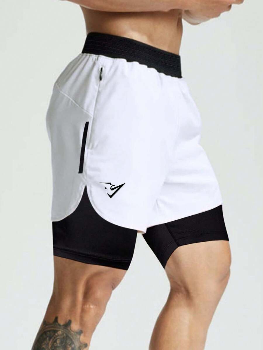 Gym Rark Men's Sports Shorts, Running Workout, Outdoor Casual, Gym - Multicolor - View 1