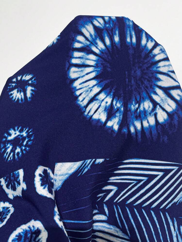 Plus Size All-Over Print Ruffle Hem Casual Cami Dress Summer Dress Beach Dresses Beach Outfits For Women Vacation Outfits Women Holiday Dress