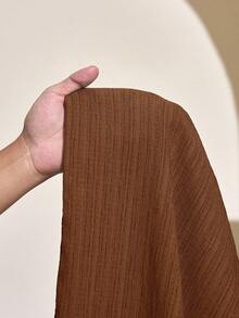 Slaydiva 女士全长几何图案绿色休闲度假阔腿裤 - 紅木色 - 查看 8