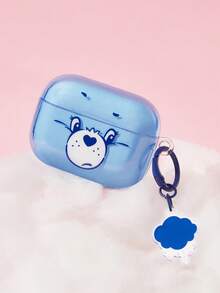 SHEIN X Care Bears Rainbow Bear Rainbow Bear IML Bluetooth Headset Case With Rainbow Pendant Bluetooth Headset Case With Pendant, For IPod - Blue - View 2
