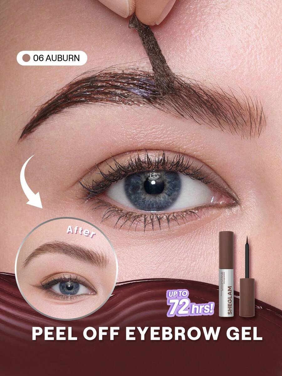 SHEGLAM Tint Lock Tattoo 撕拉眉膠-Auburn - Auburn - 查看 1